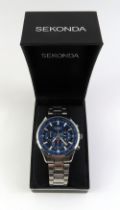 Sekonda - a gents chronograph wrist watch, the rou