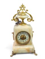 A 19th Century marble and gilt metal mantel clock