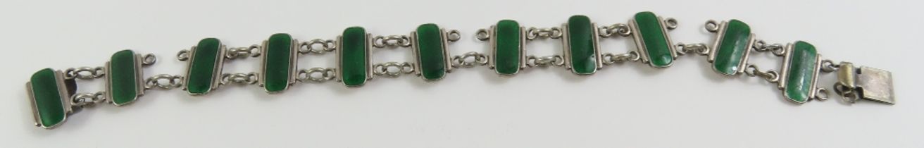 Volmer Bahner - a mid-20th century silver and gree