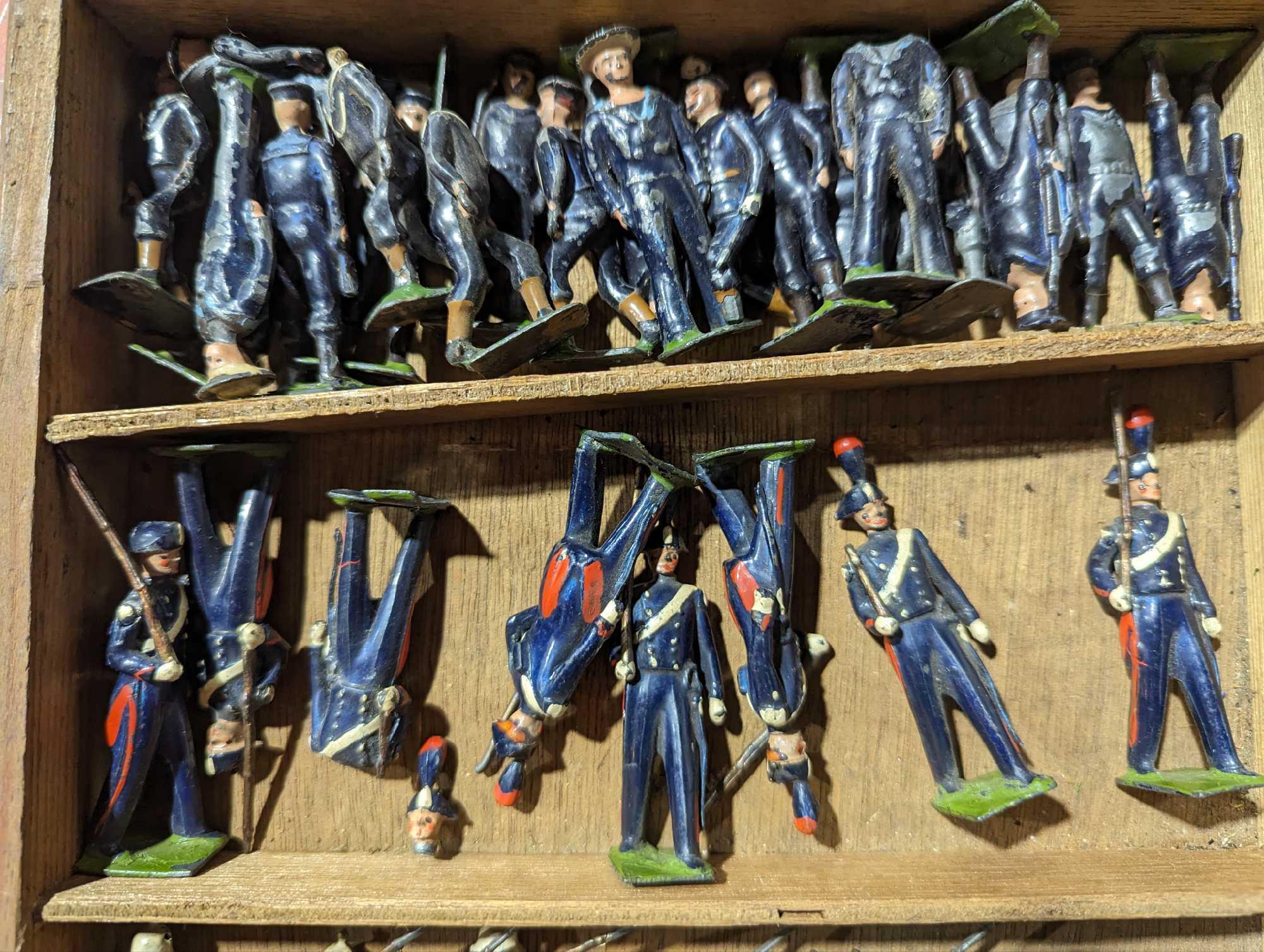 BRITAINS – a group of early painted lead soldiers - Image 3 of 10