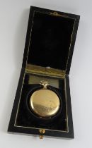 A Waltham full hunter pocket watch, the case marke