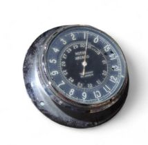 A vintage motoring Aneroid barometer with altimete