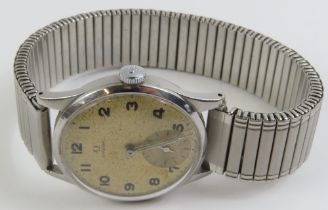 Omega - a vintage manual wind gents wrist watch, t