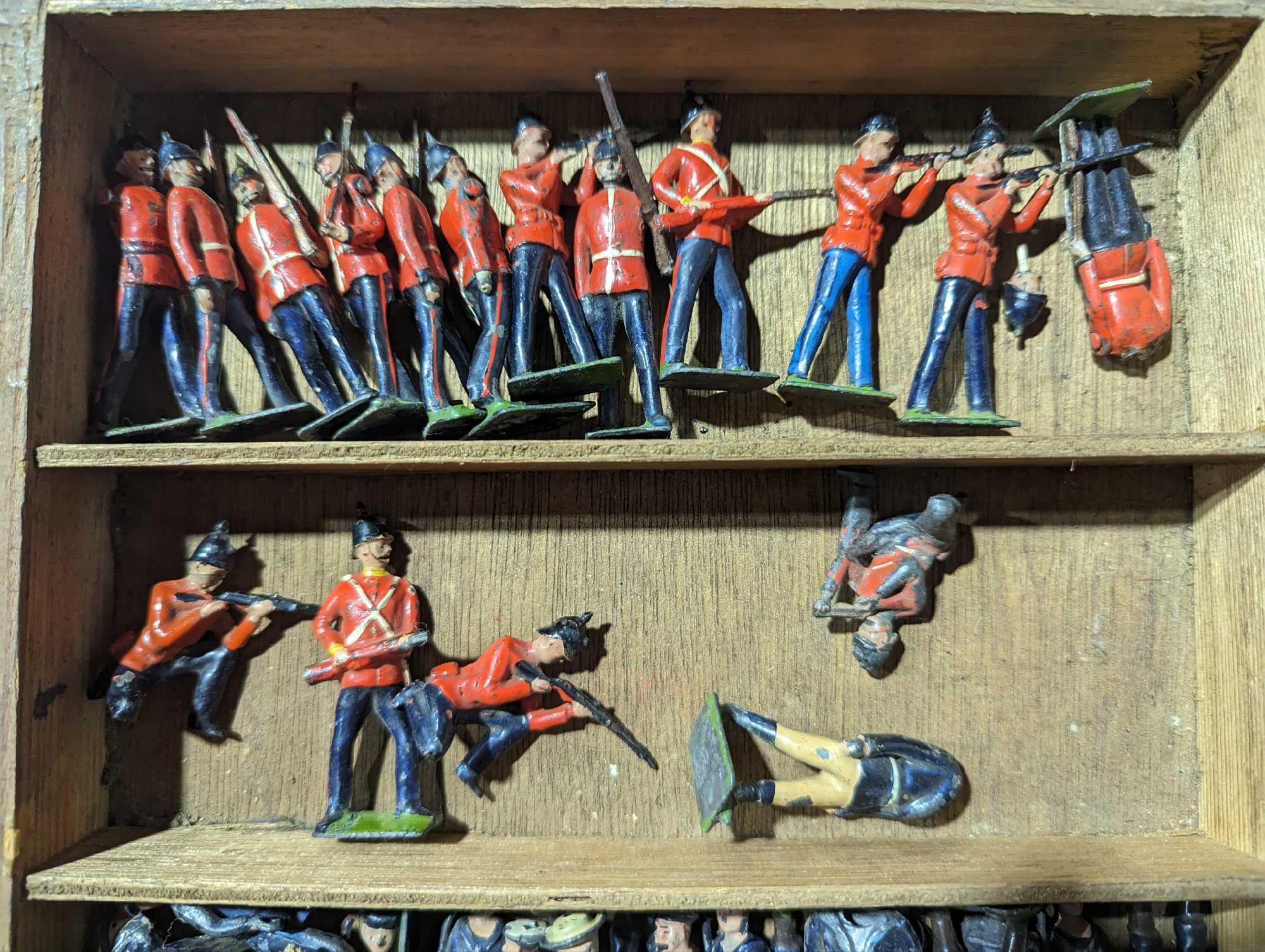 BRITAINS – a group of early painted lead soldiers - Image 8 of 10