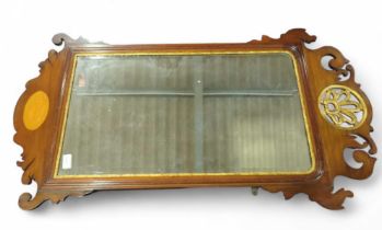 A 19th Century mahogany Swansea type rectangular w
