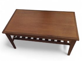 A G Plan stye rectangular teak coffee table with s