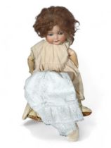 A bisque socket head doll by Armand Marseille mark