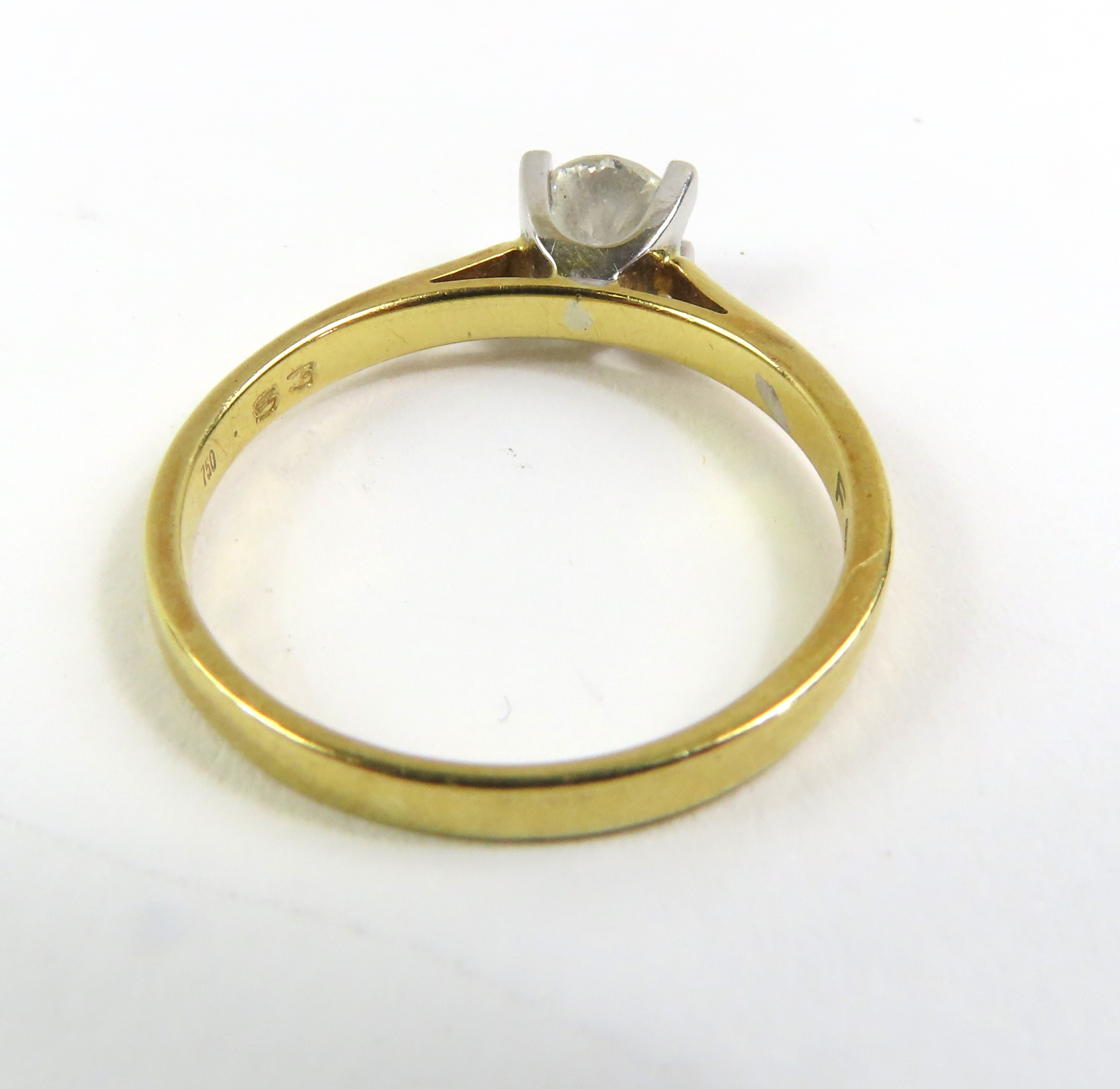 An 18ct gold Forever Diamonds solitaire ring, with - Image 2 of 8