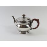 A silver teapot, made by Ollivant & Botsford in Bi