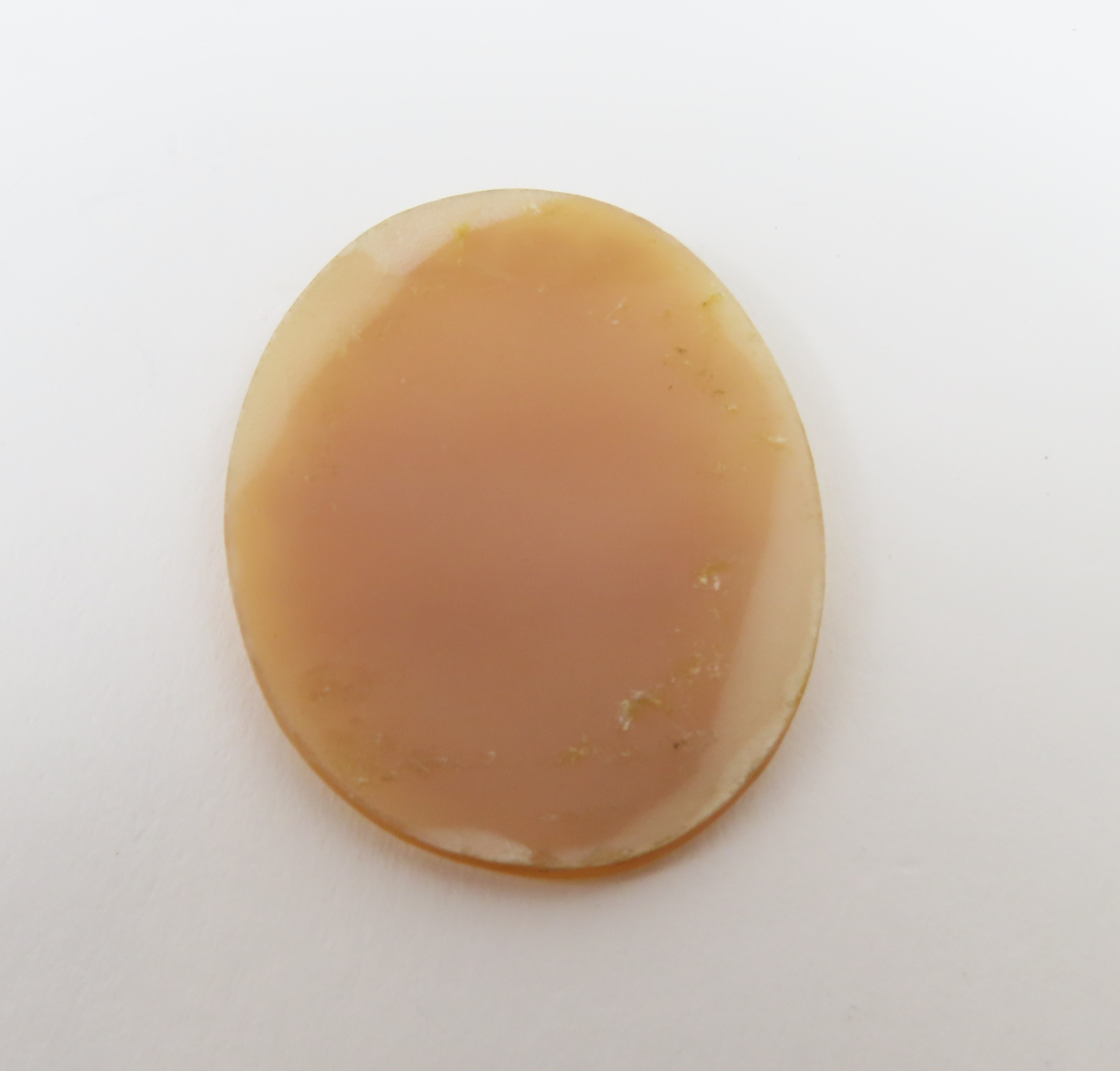 A loose orange shell cameo of Hermes, 3.8cm x 3cm; - Image 8 of 8