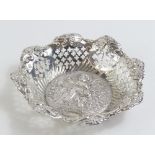 A Victorian silver dish, made by Mitchell Bosley &