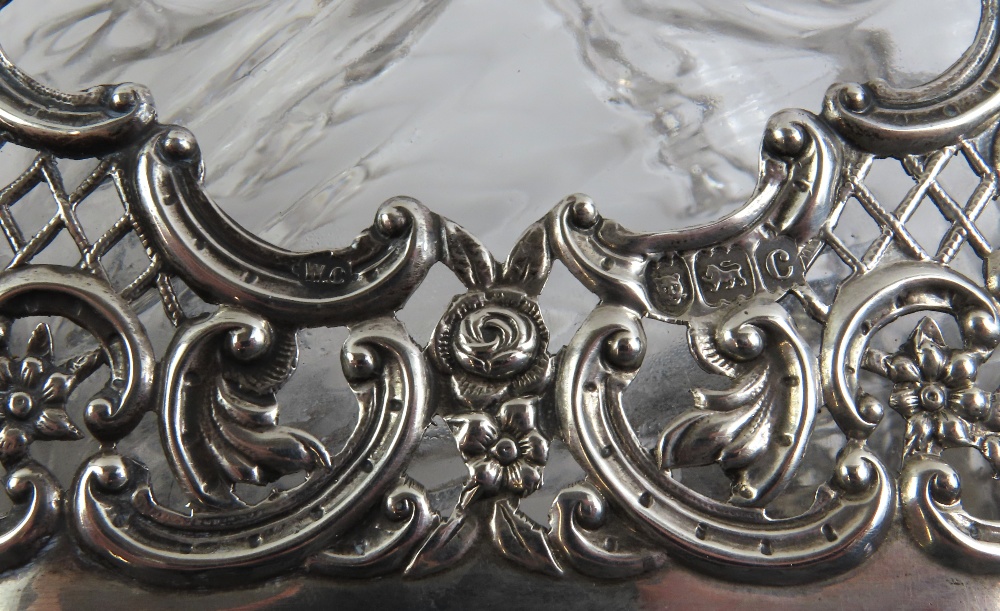 A Victorian silver cased glass decanter, by Willia - Image 6 of 8