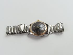 Omega - a gentleman's circa 1940's wristwatch, the