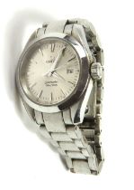 Omega - a ladies Seamaster Aqua Terra wristwatch,