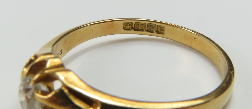 An early 20th century 18ct gold gypsy ring, set wi - Image 4 of 10