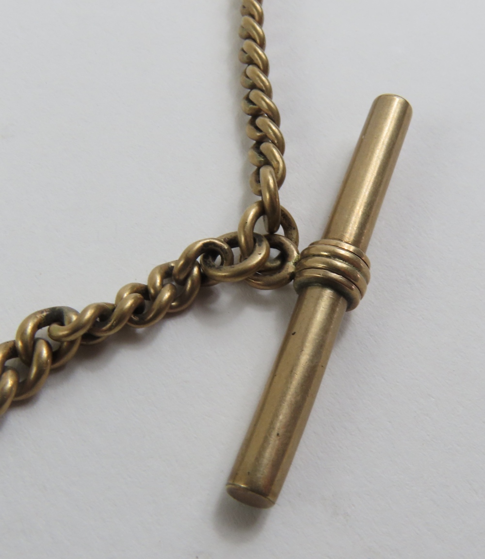 A graduated Albert watch chain, with T-bar and swi - Image 4 of 6