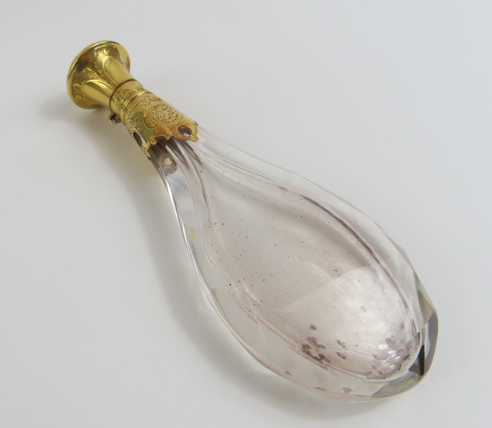 A 19th century French scent bottle, with a gold to - Image 2 of 5