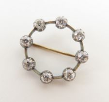 A Victorian or early 20th century old cut diamond