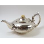 A Georgian silver teapot, made by Thomas Mitchell