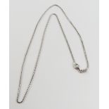 Theo Fennell - an 18ct white gold snake link chain