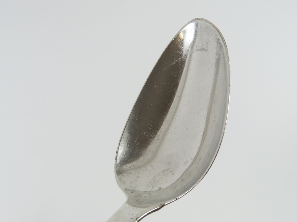 A large Georgian silver serving spoon, by Thomas W - Image 5 of 5