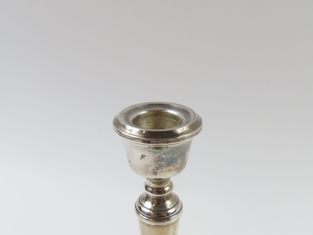 Two silver candlestick holders, made by A. T. Cann - Image 4 of 6