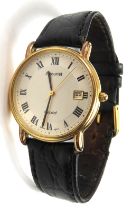 Accurist - a gentleman's 9ct gold wristwatch, the