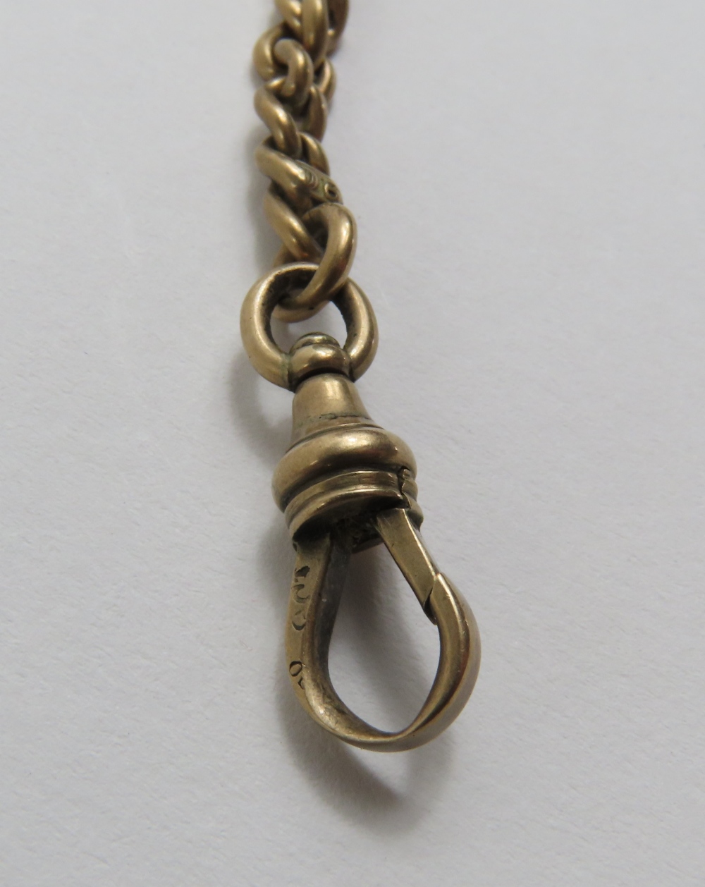A graduated Albert watch chain, with T-bar and swi - Image 6 of 6