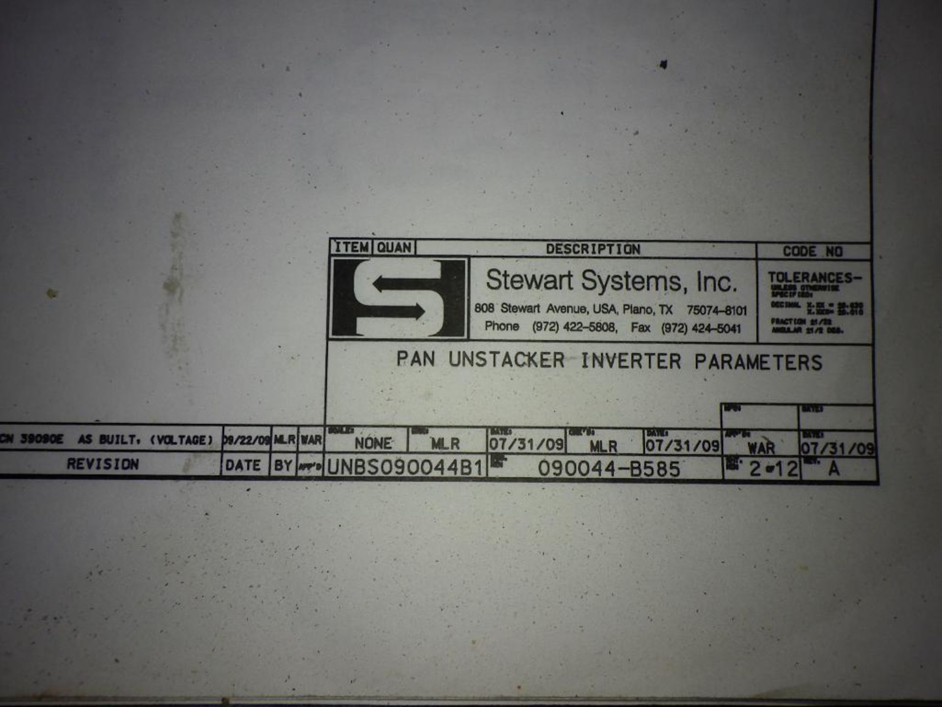 2009 Stewart Systems pan unstacker - Image 22 of 26