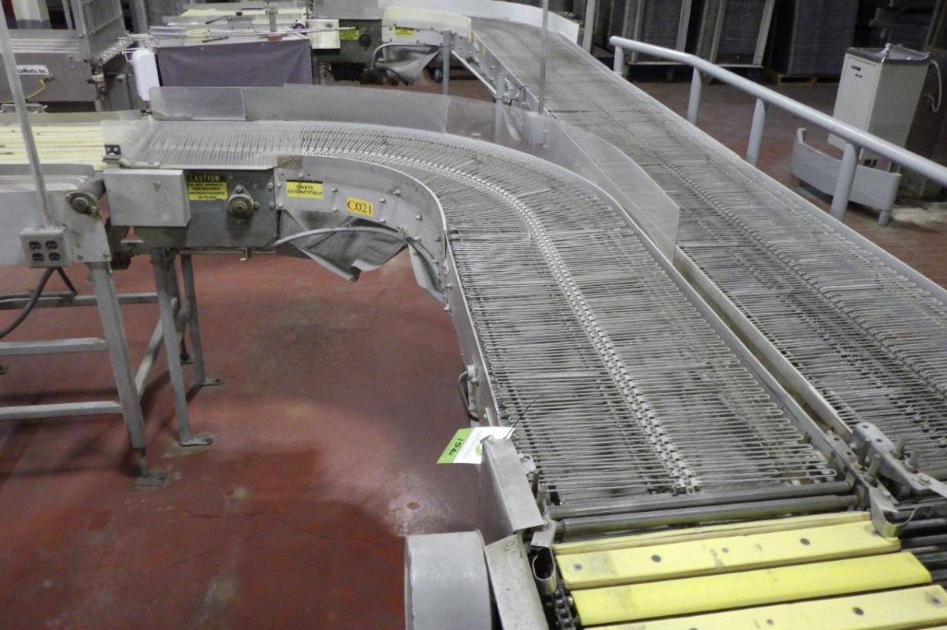 Stewart Systems 90 degree wire belt conveyor - Image 2 of 8