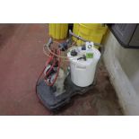 Plastic diaphragm pump with carts