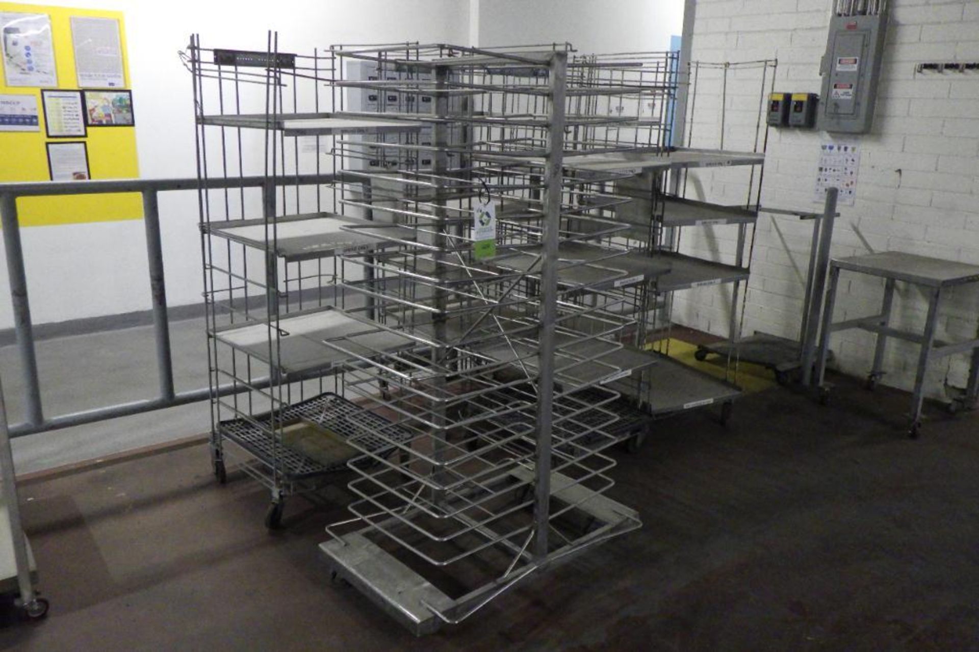 Assorted bread racks