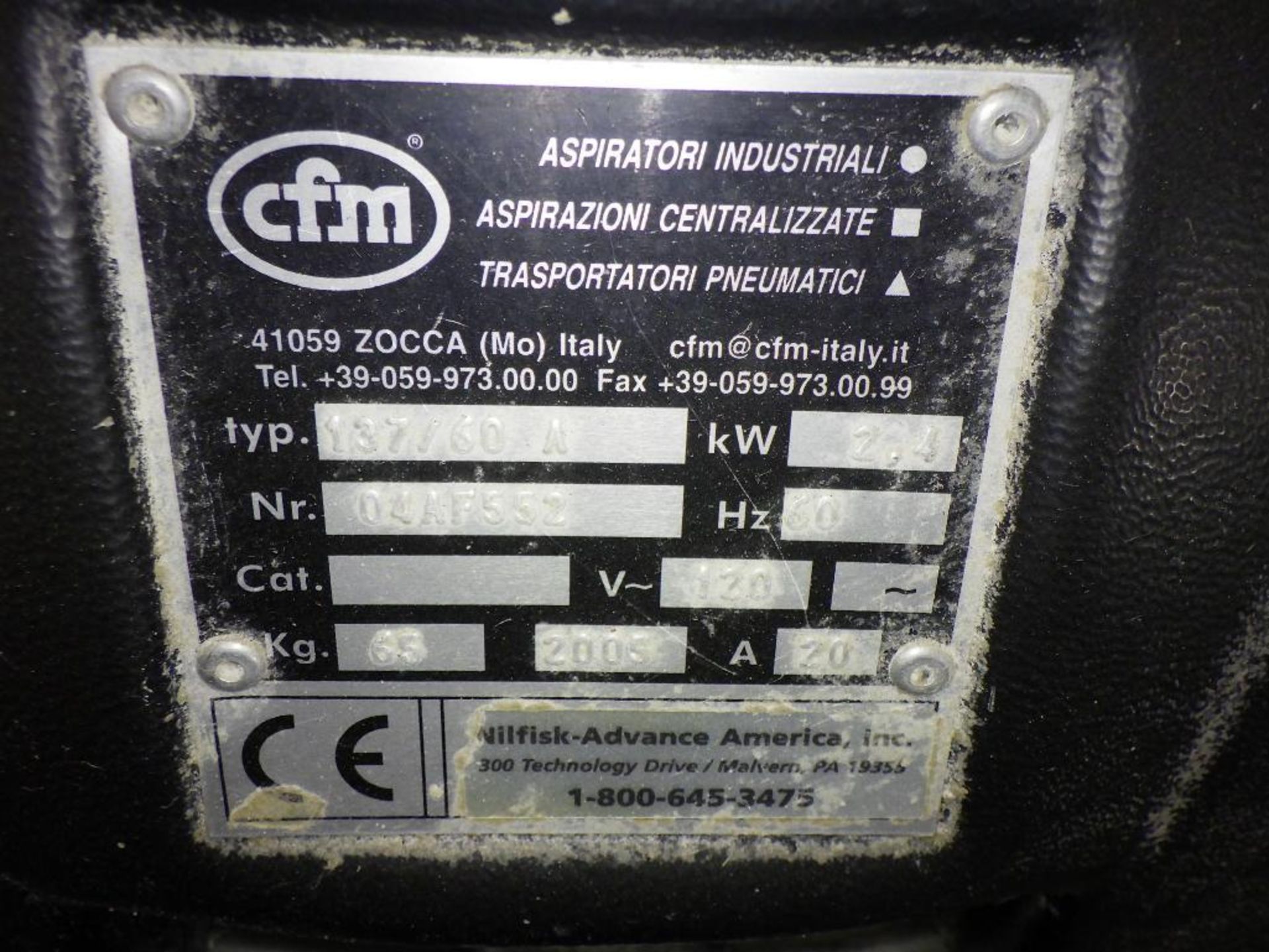 Nilfisk CFM 137 vacuum - Image 6 of 6