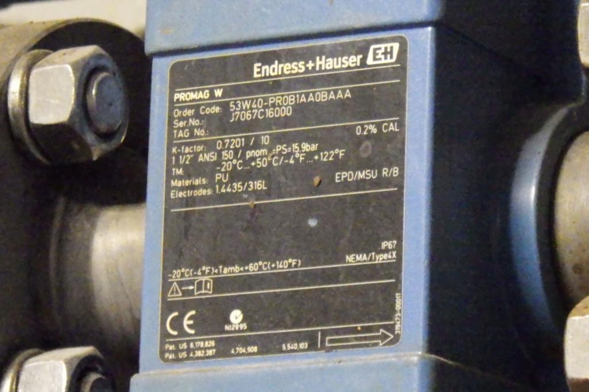 Endress Hauser digital flow meter - Image 3 of 5