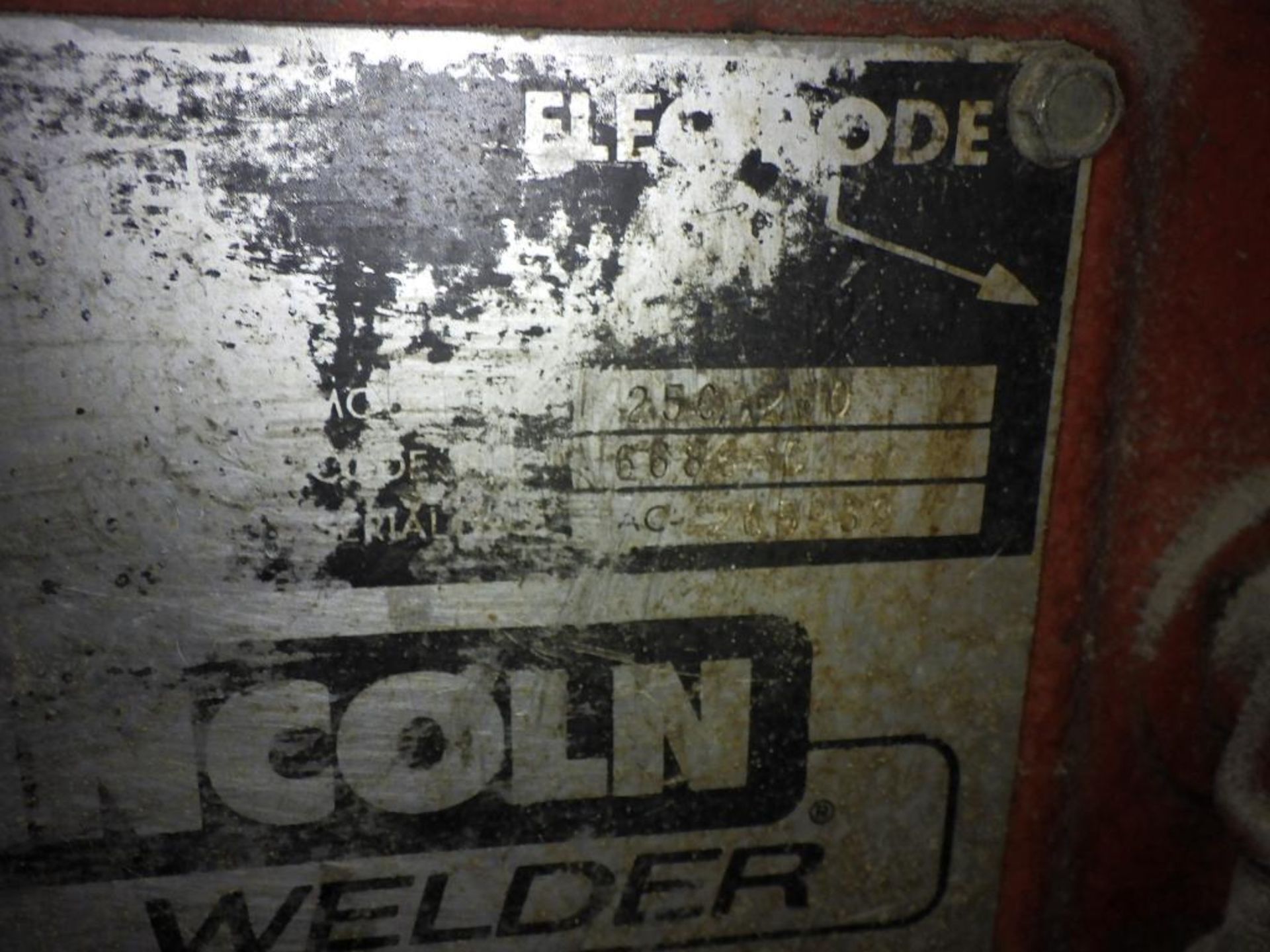 Lincoln ideal arc welder 250 - Image 8 of 10