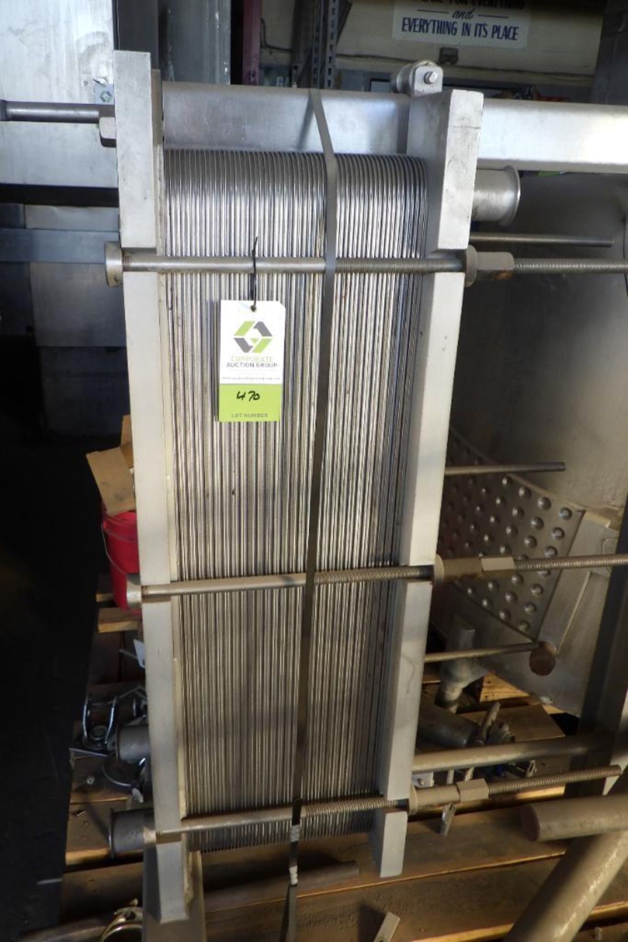 Chester Jensen SS plate heat exchanger - Image 2 of 5