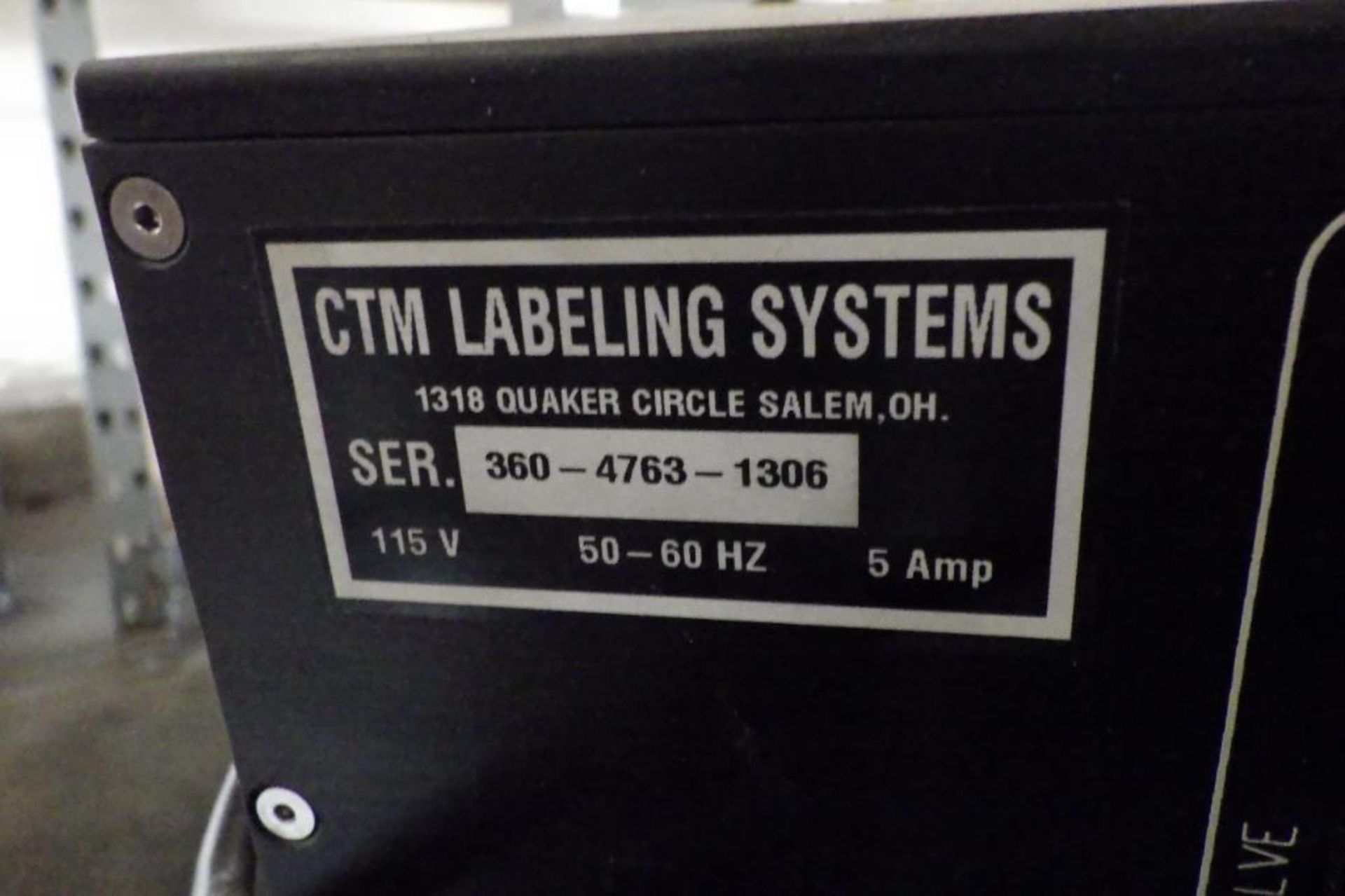 CTM 360 series labeler - Image 8 of 8