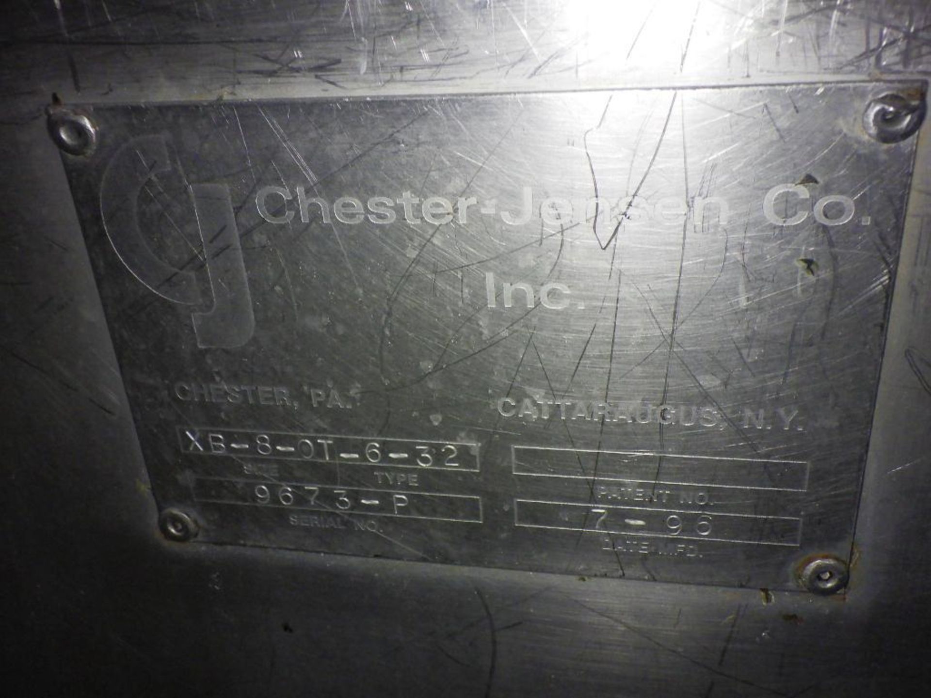 Chester Jensen SS falling film water chiller - Image 14 of 16