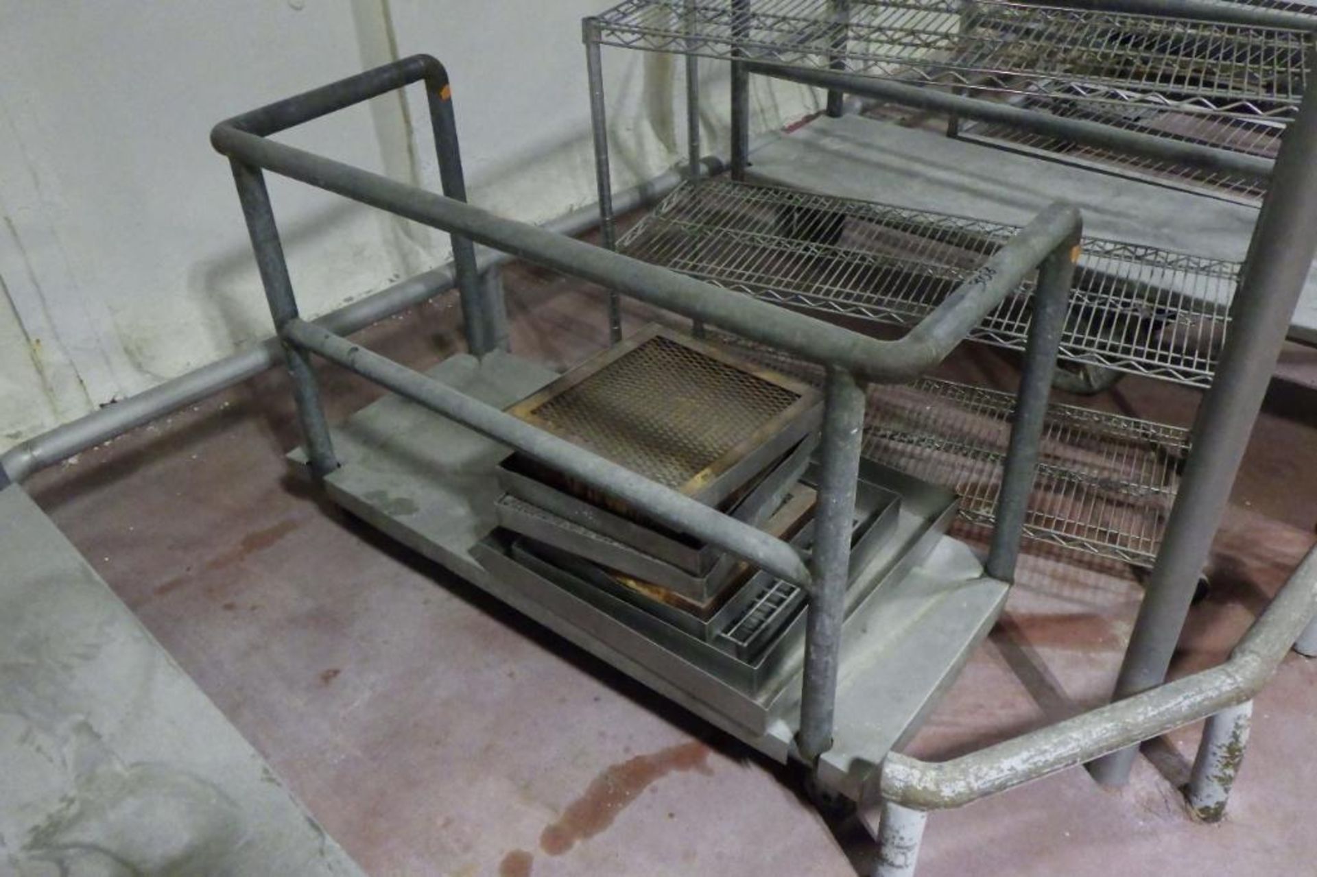 (3) assorted racks and carts - Image 2 of 4