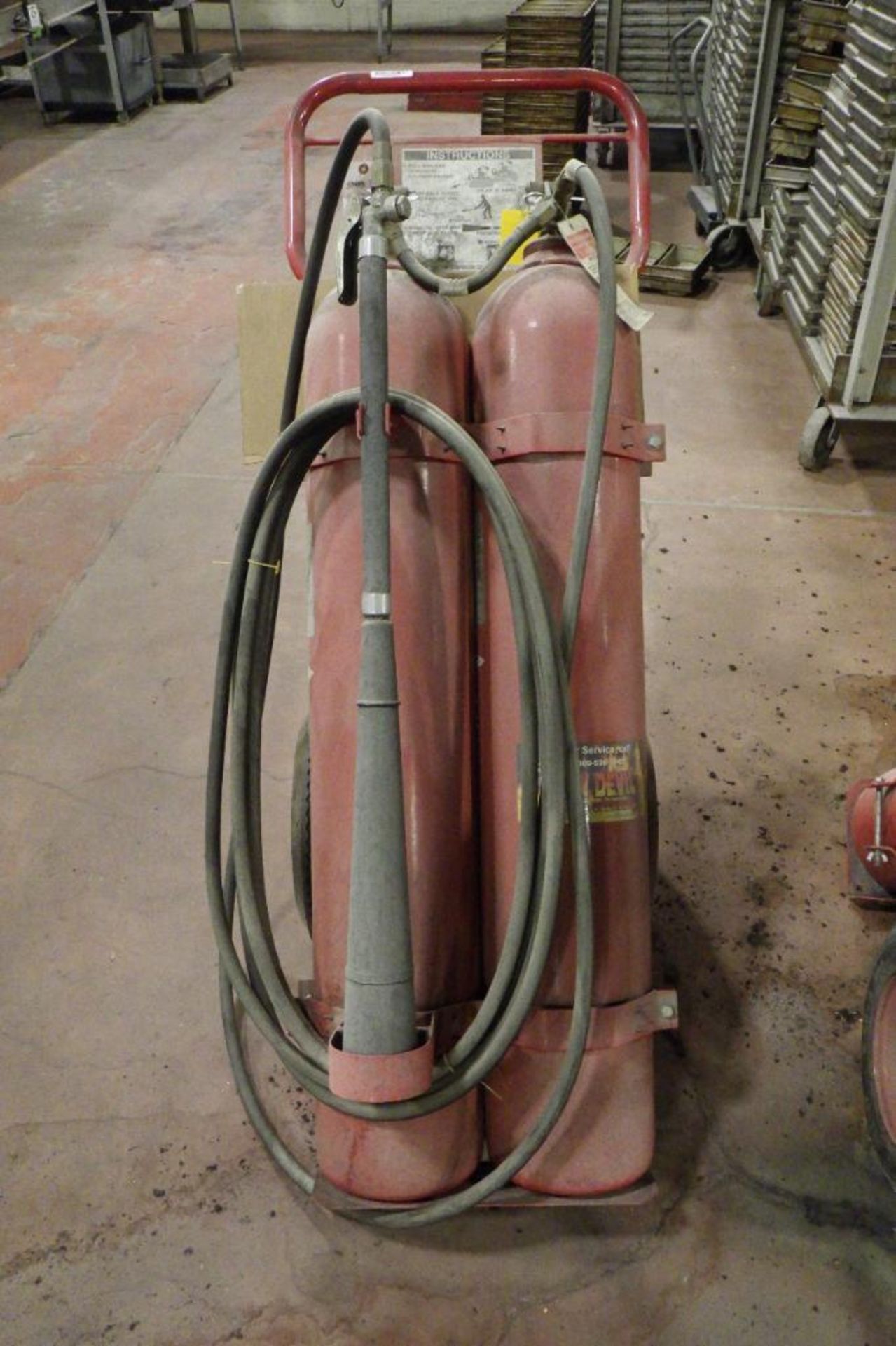 Cintas fire extinguisher carts - Image 6 of 8