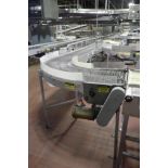 Stewart Systems 90 degree wire belt conveyor