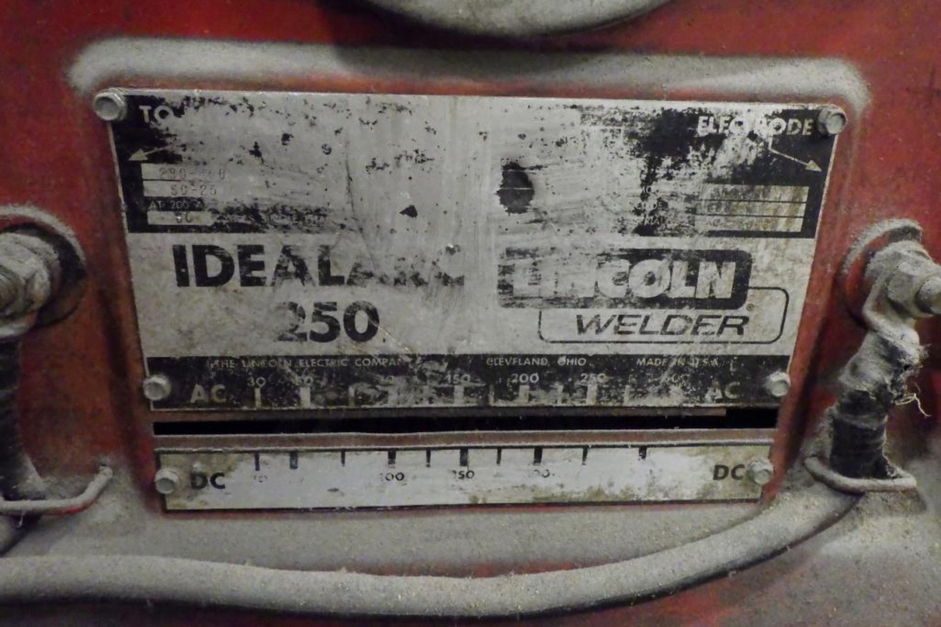 Lincoln ideal arc welder 250 - Image 6 of 10