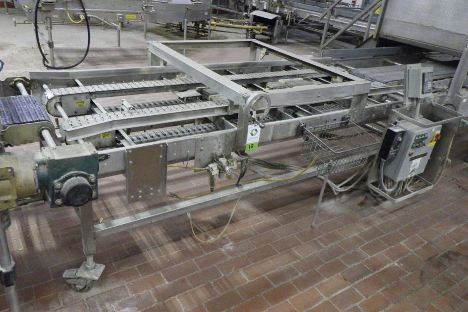 Burford pan controller conveyor and pan shaker