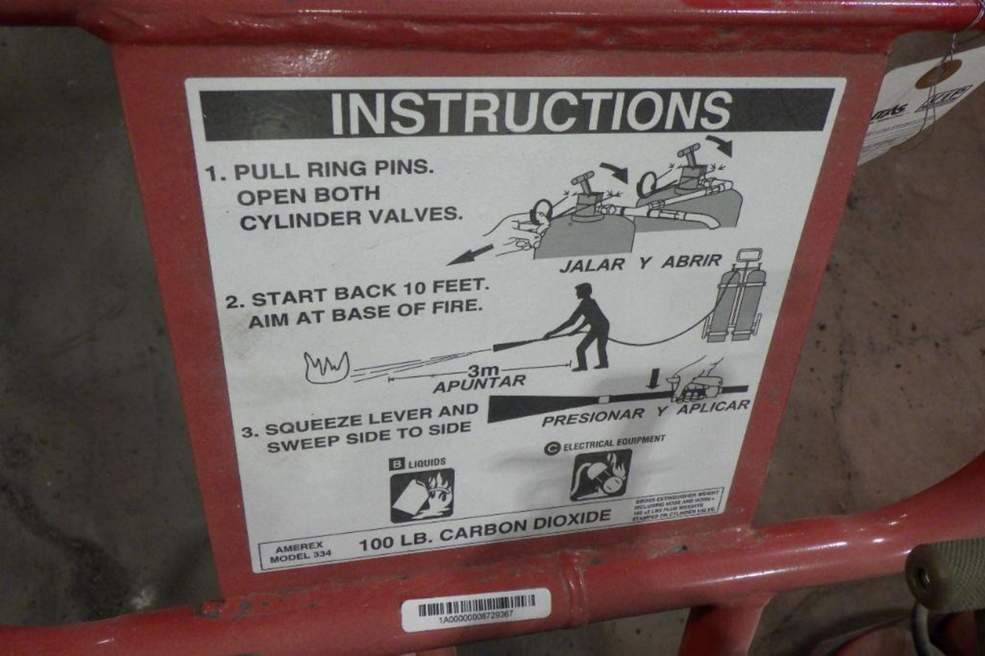 Cintas fire extinguisher carts - Image 4 of 8