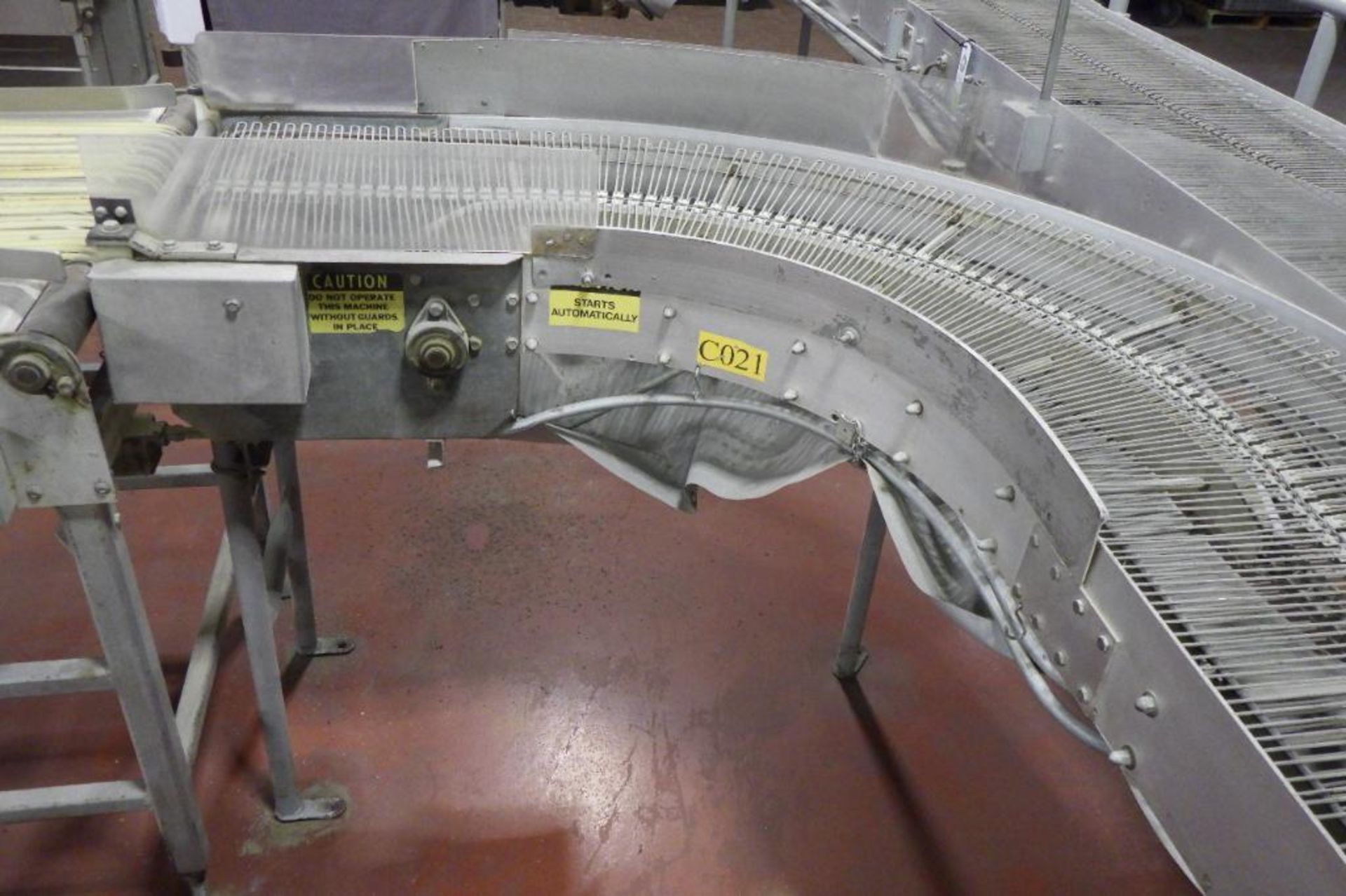 Stewart Systems 90 degree wire belt conveyor - Image 5 of 8