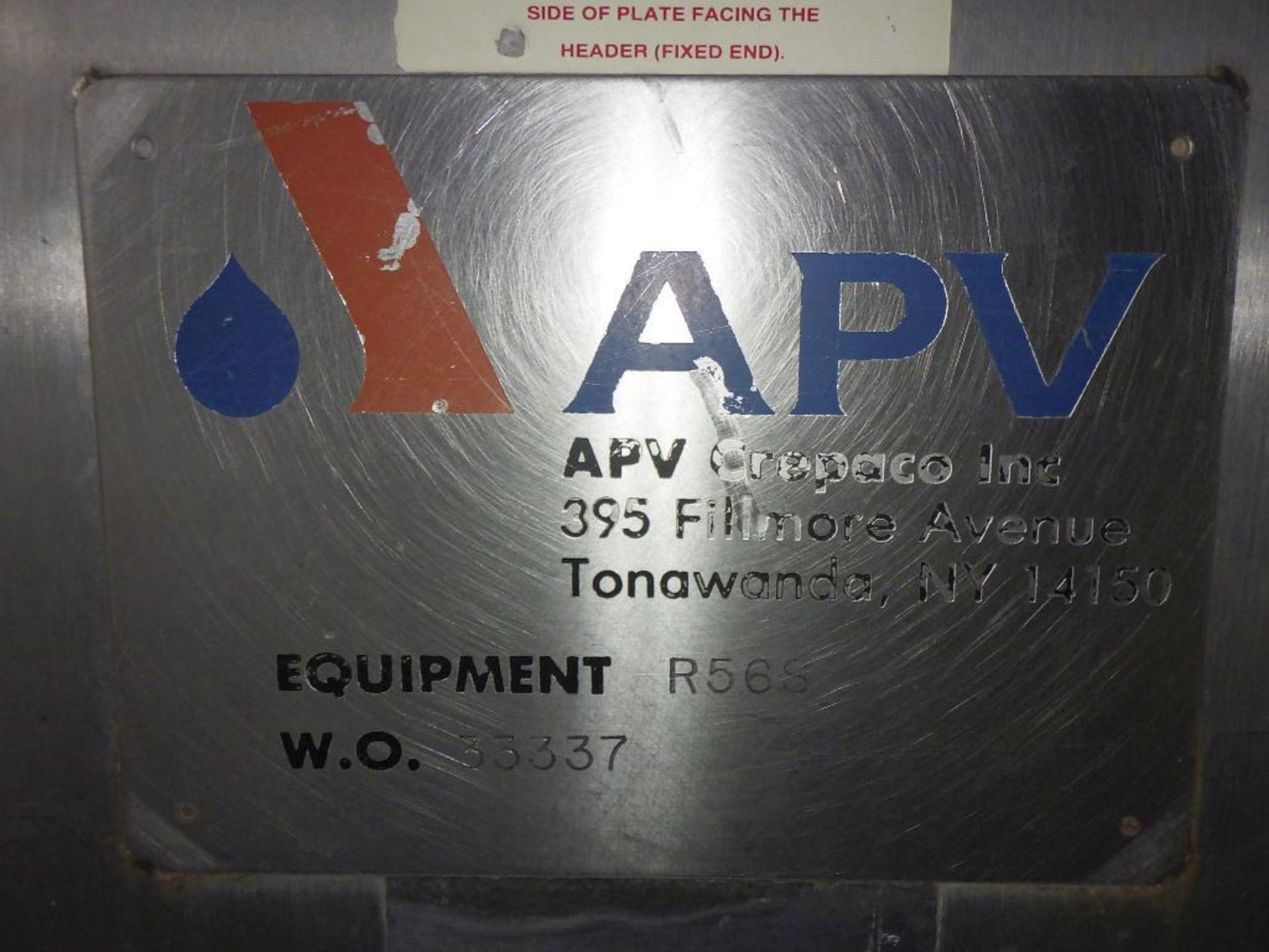 APV SS plate heat exchanger - Image 10 of 10