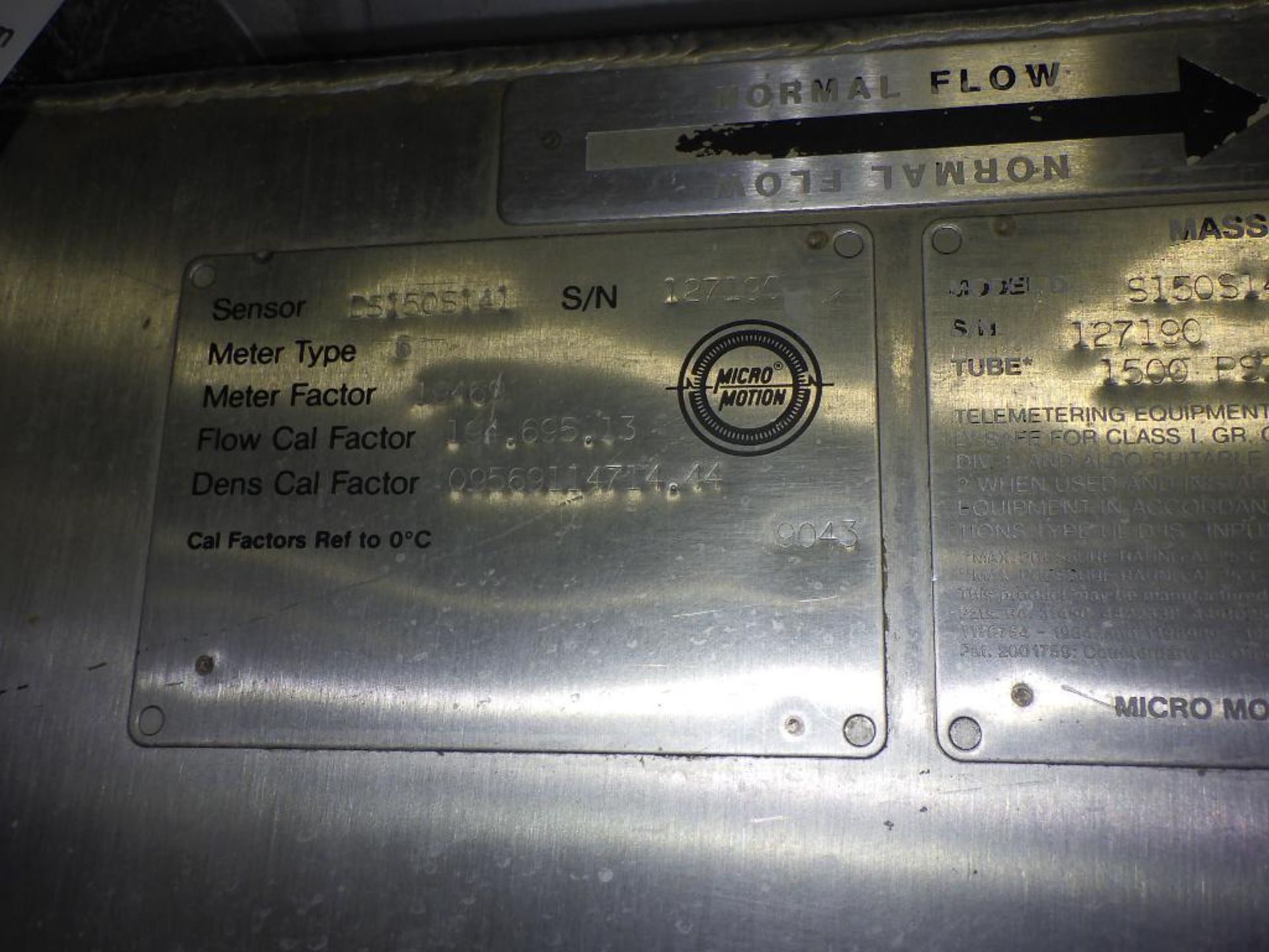 Micro Motion flow meter - Image 4 of 5