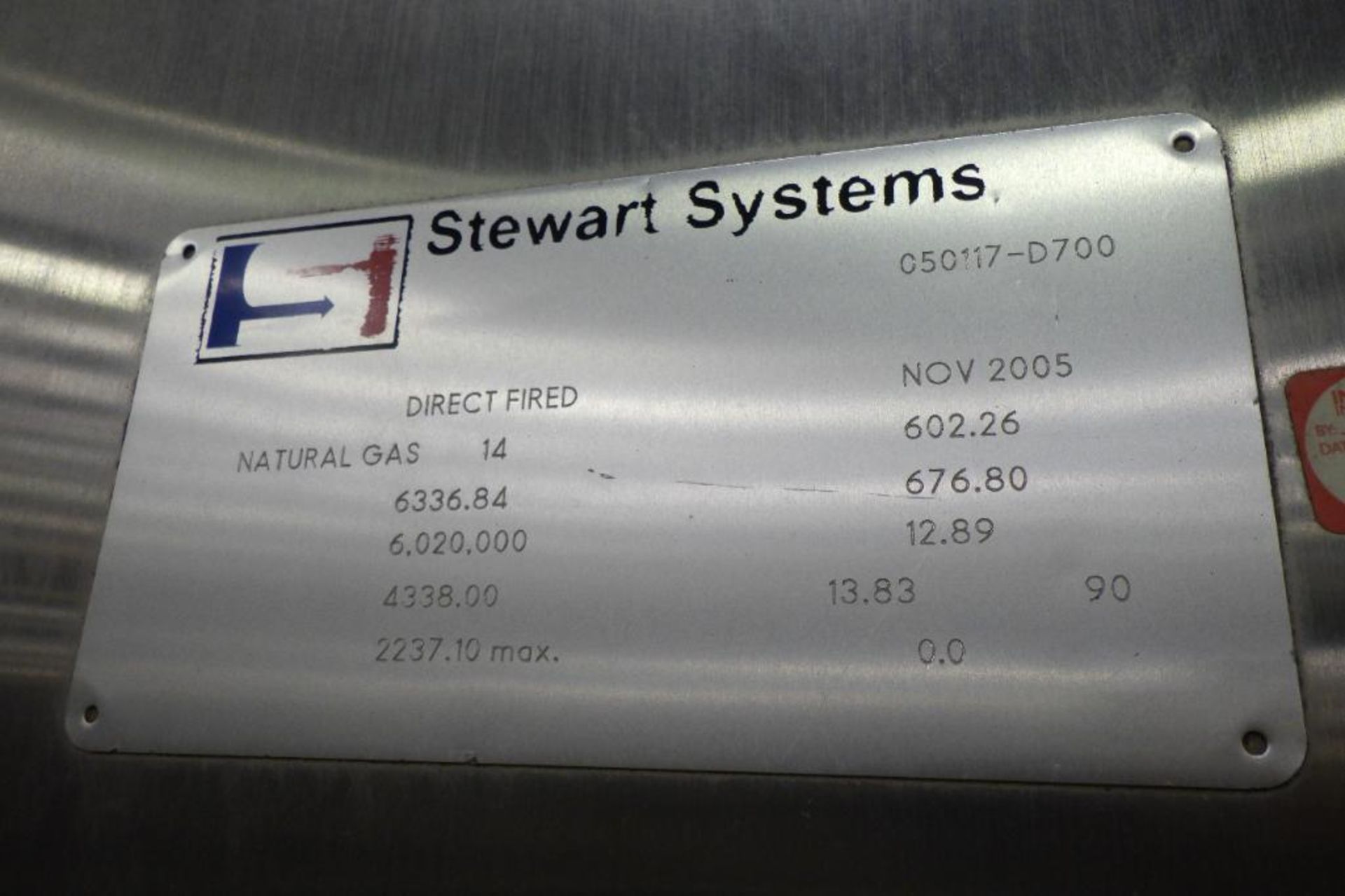 2005 Stewart Systems SS conveyorized oven - Bild 41 aus 42