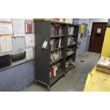 (2) mild steel shelves