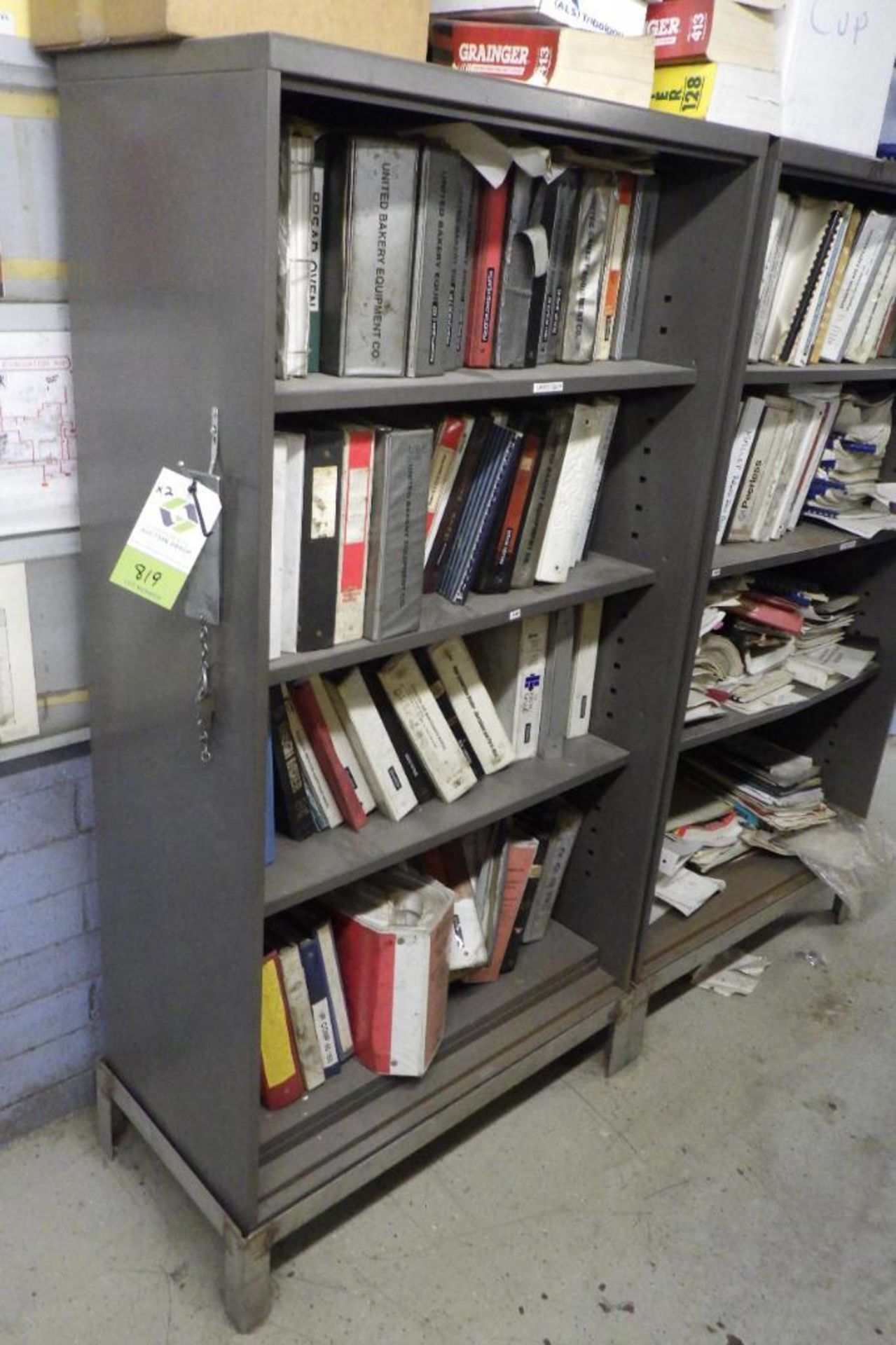 (2) mild steel shelves - Image 2 of 3